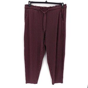 Torrid Slim Taper Studio Luxe Ponte High-Rise Pant Size 1X Dustrose/Black